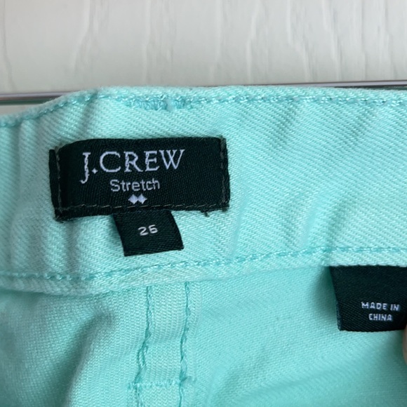 JCrew mint green toothpick jeans size 26 - Picture 5 of 7